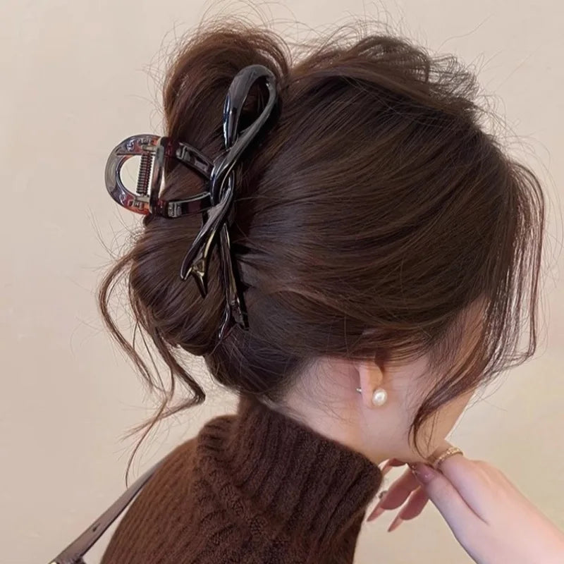 ニュアンスリボン・ヘアクリップ 3色【予約商品】