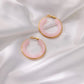 Color Glow Hoop Earrings 8 colors [Pre-order item]