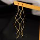 Elegant Wave Earrings Gold/Silver [Pre-order Item]