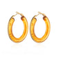 Color Glow Hoop Earrings 8 colors [Pre-order item]