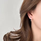 Ribbon Flow Earrings Silver [Pre-order Item]