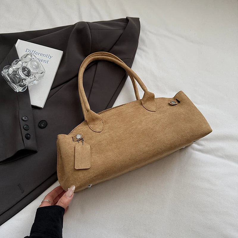 スリムライン フェイクスエードバッグ　5色【予約商品】