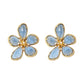 Crystal Blossom Earrings 9 colors [Pre-order item]