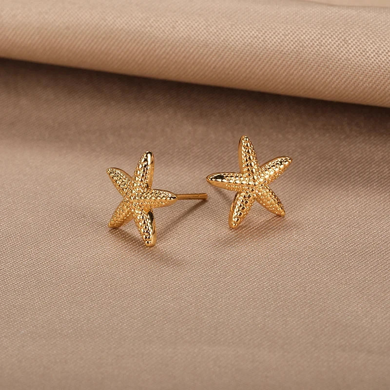 シェルスタースタッドピアス【予約商品】