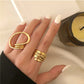 Luxury Band Ring Set Gold/Silver [Pre-order item]