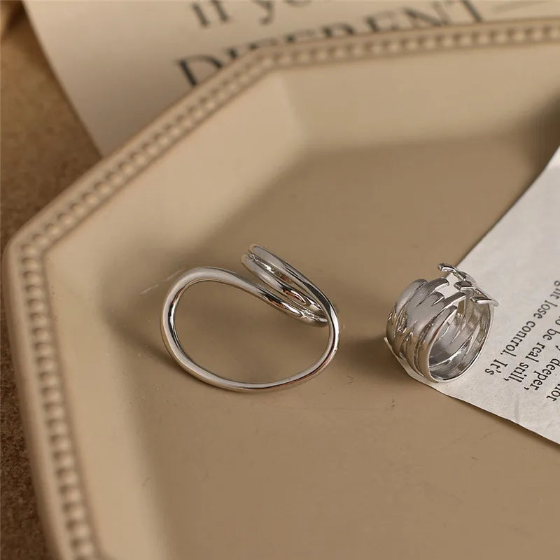 Luxury Band Ring Set Gold/Silver [Pre-order item]