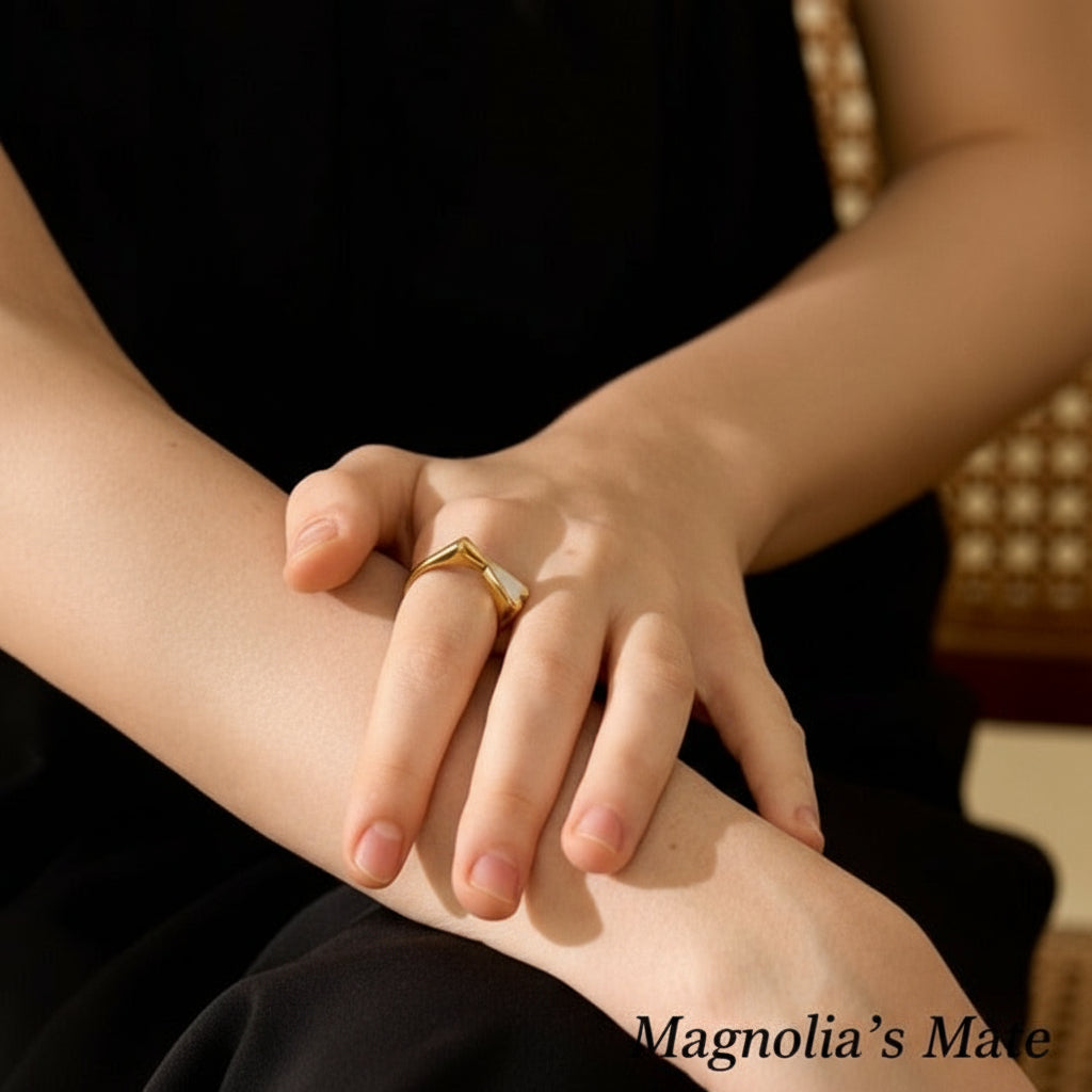 Double Heart Ring Gold/Silver [Fast Shipping]