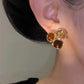 Sunset Glow Earrings Brown [Pre-order item]