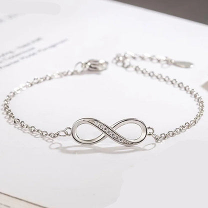 Infinity Kiss Bracelet Silver/Rose Gold [Pre-order item]