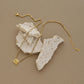 Square charm necklace Gold/Silver [Pre-order item]