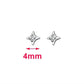Silver Spark Earrings [Pre-order item]