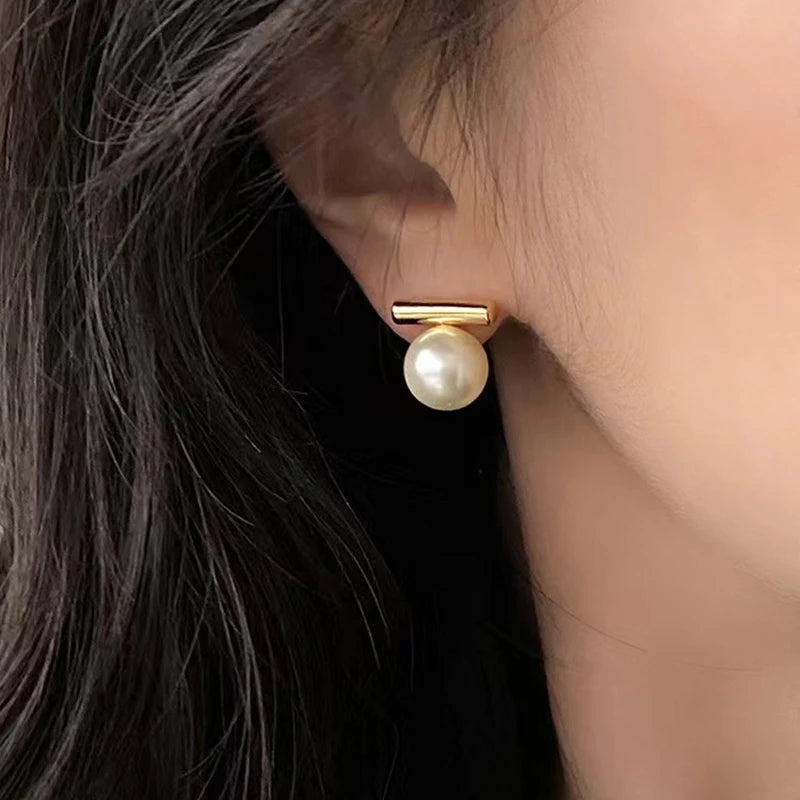 モダンバー＆パールピアス　3種　【予約商品】