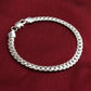 Elegant Snake Silver Bracelet Silver [Pre-order item]