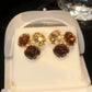 Sunset Glow Earrings Brown [Pre-order item]