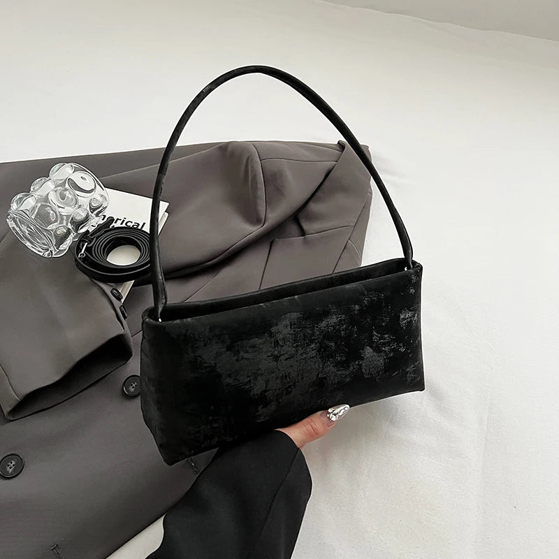 ベロアタッチ ミニショルダーバッグ　4色【予約商品】