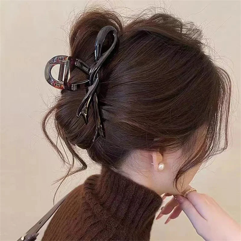 ニュアンスリボン・ヘアクリップ 3色【予約商品】