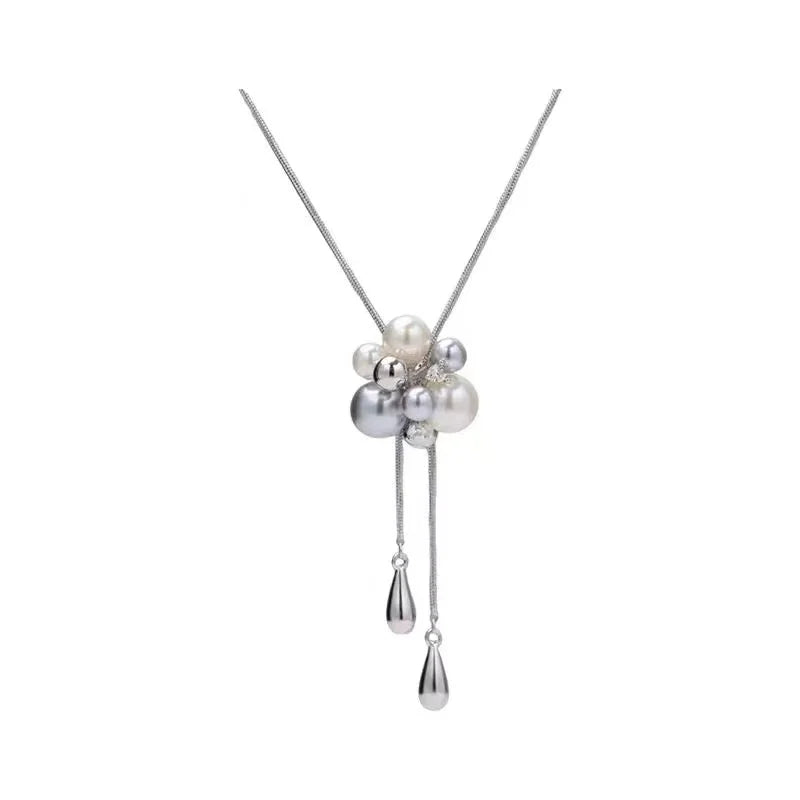 パールフラワー ネックレス/ピアス【予約商品】