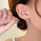 Modern bar &amp; pearl earrings (3 types) [Pre-order item]