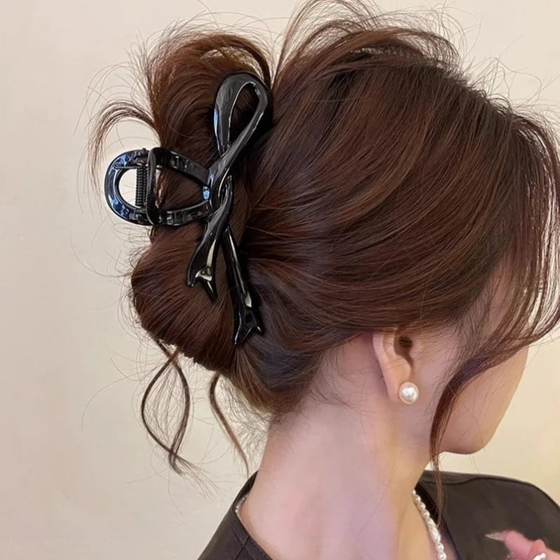 ニュアンスリボン・ヘアクリップ 3色【予約商品】