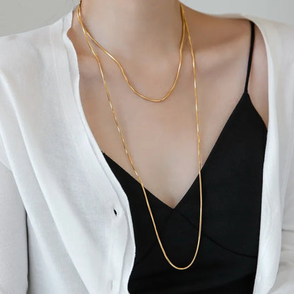 Double Glow Necklace Silver/Gold [Outlet Item]