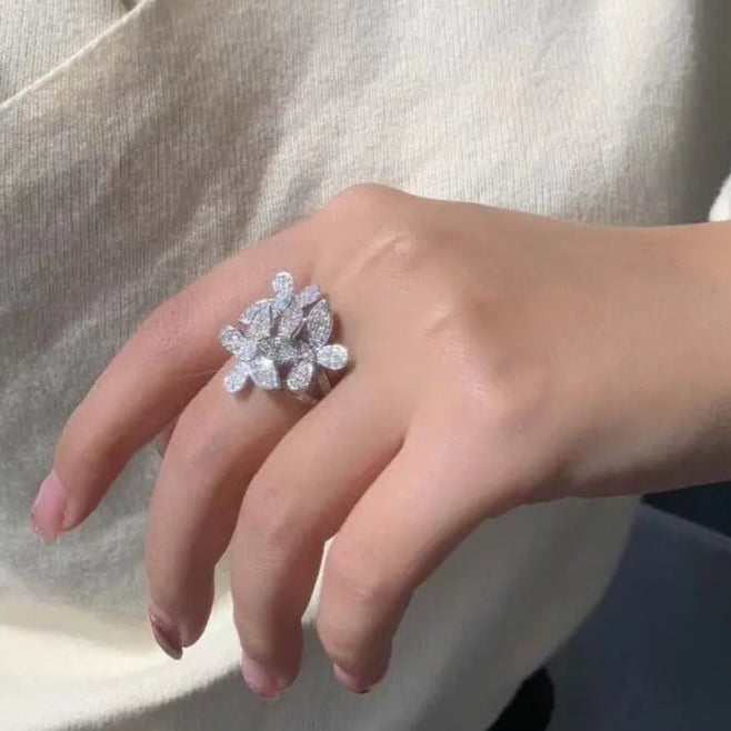 ロイヤルブロッサムリング シルバー【予約商品】