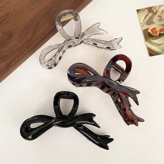 ニュアンスリボン・ヘアクリップ 3色【予約商品】