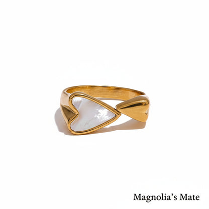 Double Heart Ring Gold/Silver [Fast Shipping]