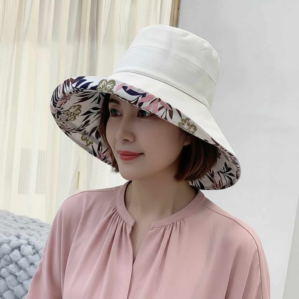 ワイドブリムボタニカルハット 6色【予約商品】