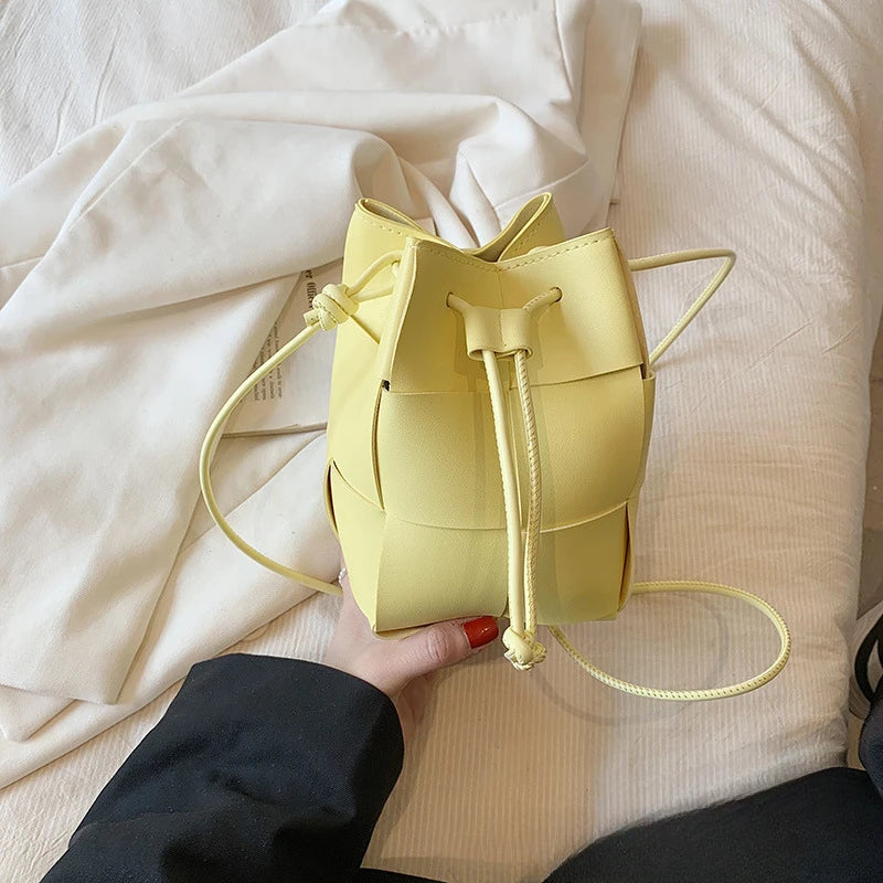 Weave Drawstring Bag 12 colors [Pre-order item]