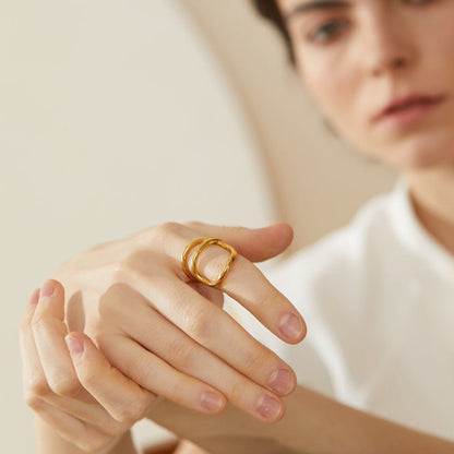 Spiral Ring Gold [Pre-order item]