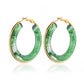 Color Glow Hoop Earrings 8 colors [Pre-order item]