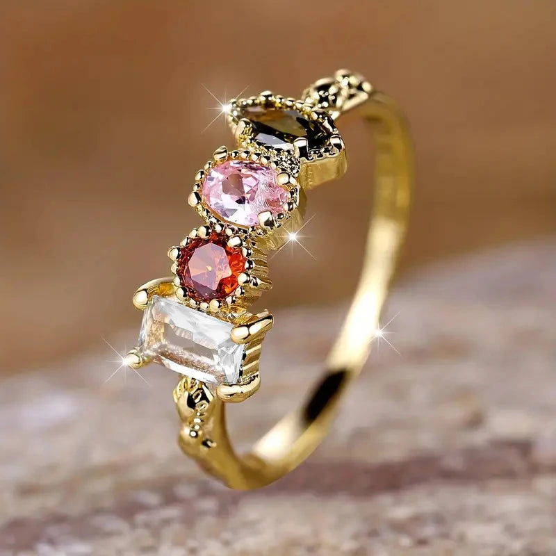 Shine Gem Mix Ring [Pre-order item]