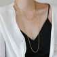 Double Glow Necklace Silver/Gold [Outlet Item]