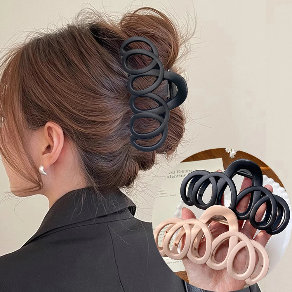 スパイラルライン・ヘアクリップ 4色【予約商品】