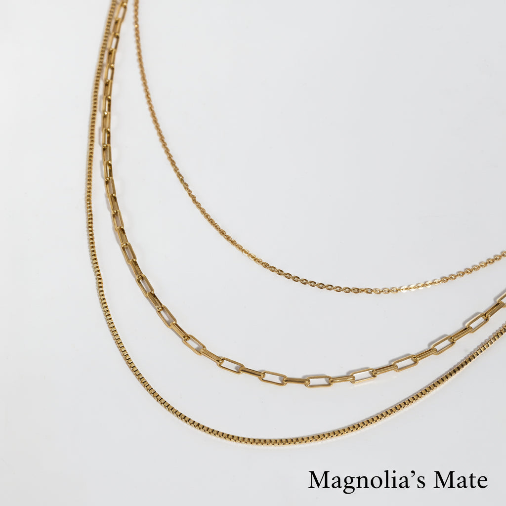 3-Layer Necklace Gold [Fast Shipping] – Magnolia's Mate