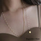 Asymmetrical 3-way necklace, gold [Fast delivery]