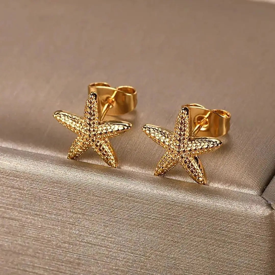シェルスタースタッドピアス【予約商品】