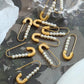 Pin pearl earrings gold/silver [Pre-order item]