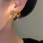 Sunset Glow Earrings Brown [Pre-order item]