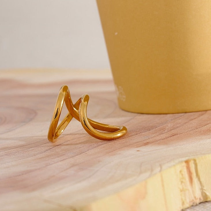Spiral Ring Gold [Pre-order item]