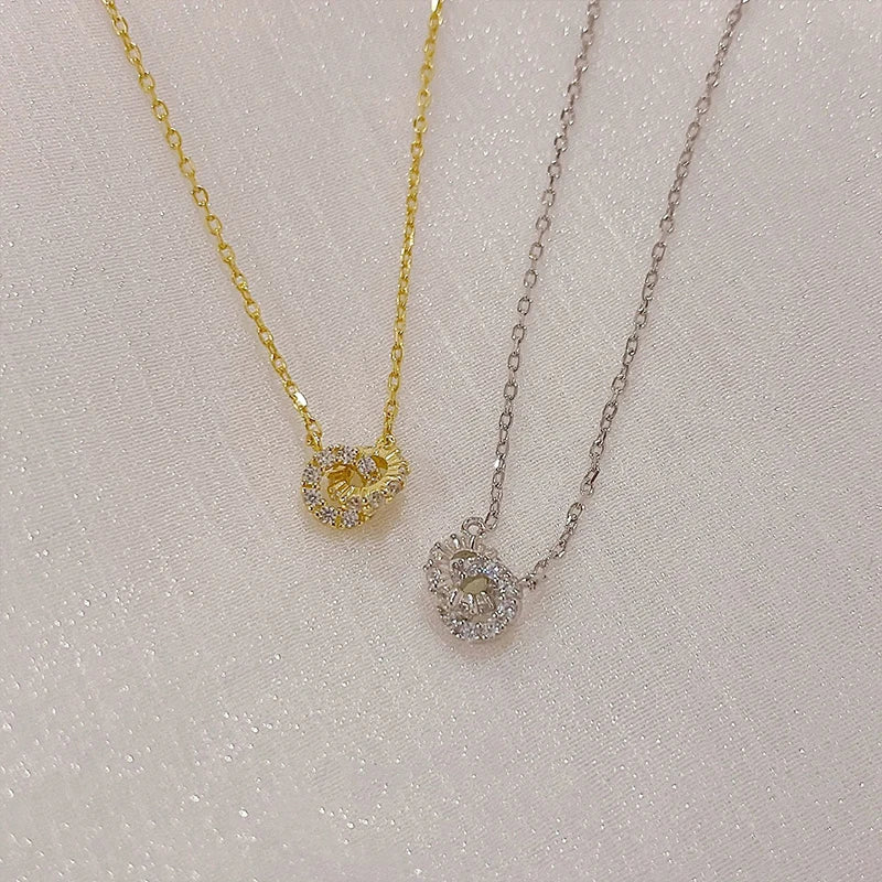 サークルジルコン ネックレス【予約商品】