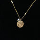 Leaf Sculpture Pearl Necklace Gold [Pre-order item]