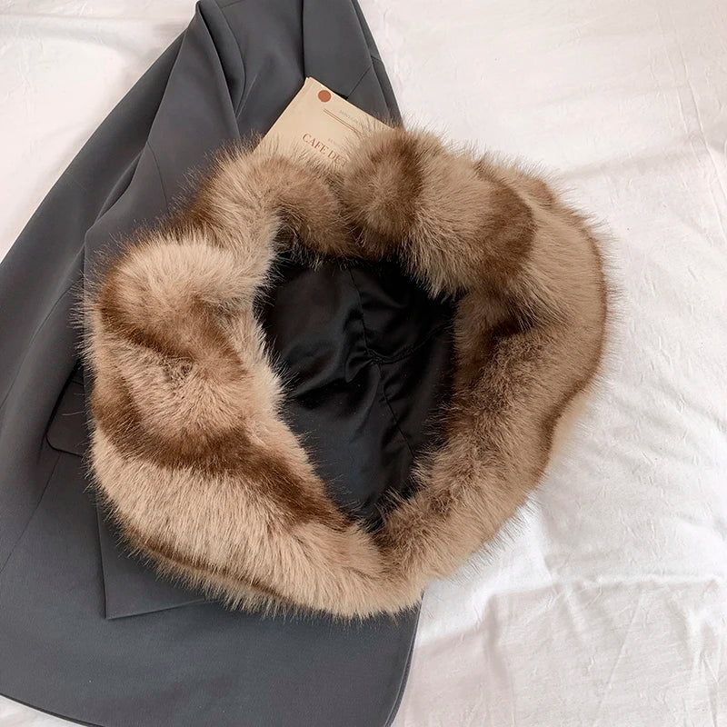 フェイクファーショルダーバッグ　4色【予約商品】