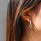 Pin pearl earrings gold/silver [Pre-order item]