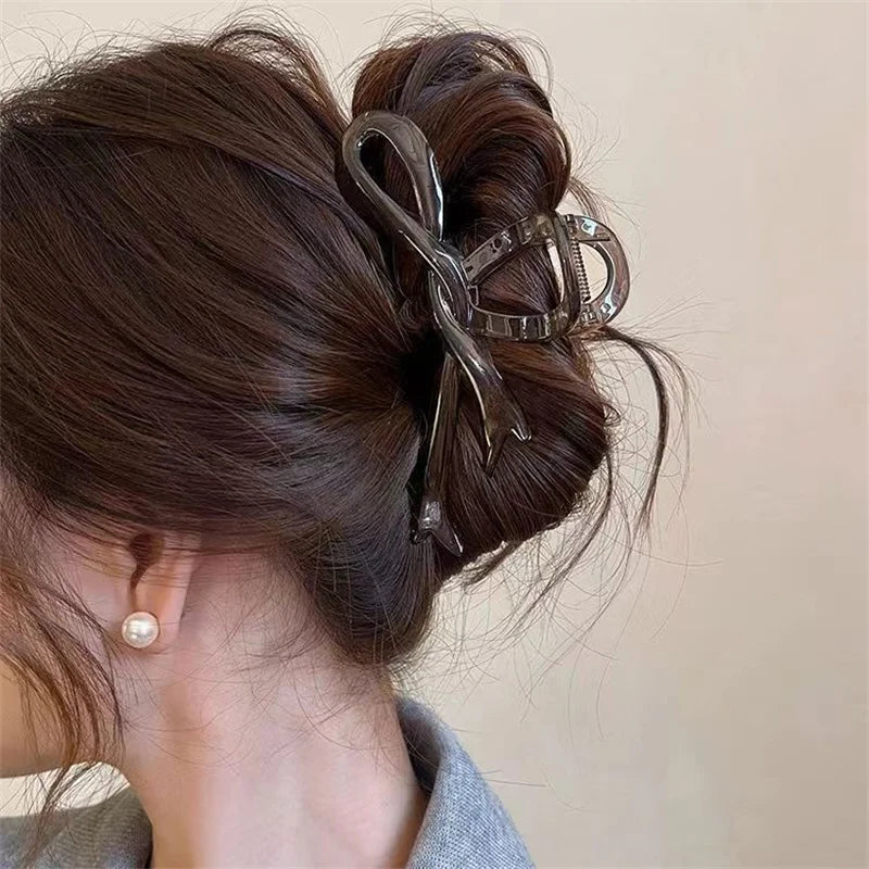 ニュアンスリボン・ヘアクリップ 3色【予約商品】