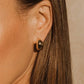 Curved Water Drop Earrings Gold/Silver [Fast Shipping]