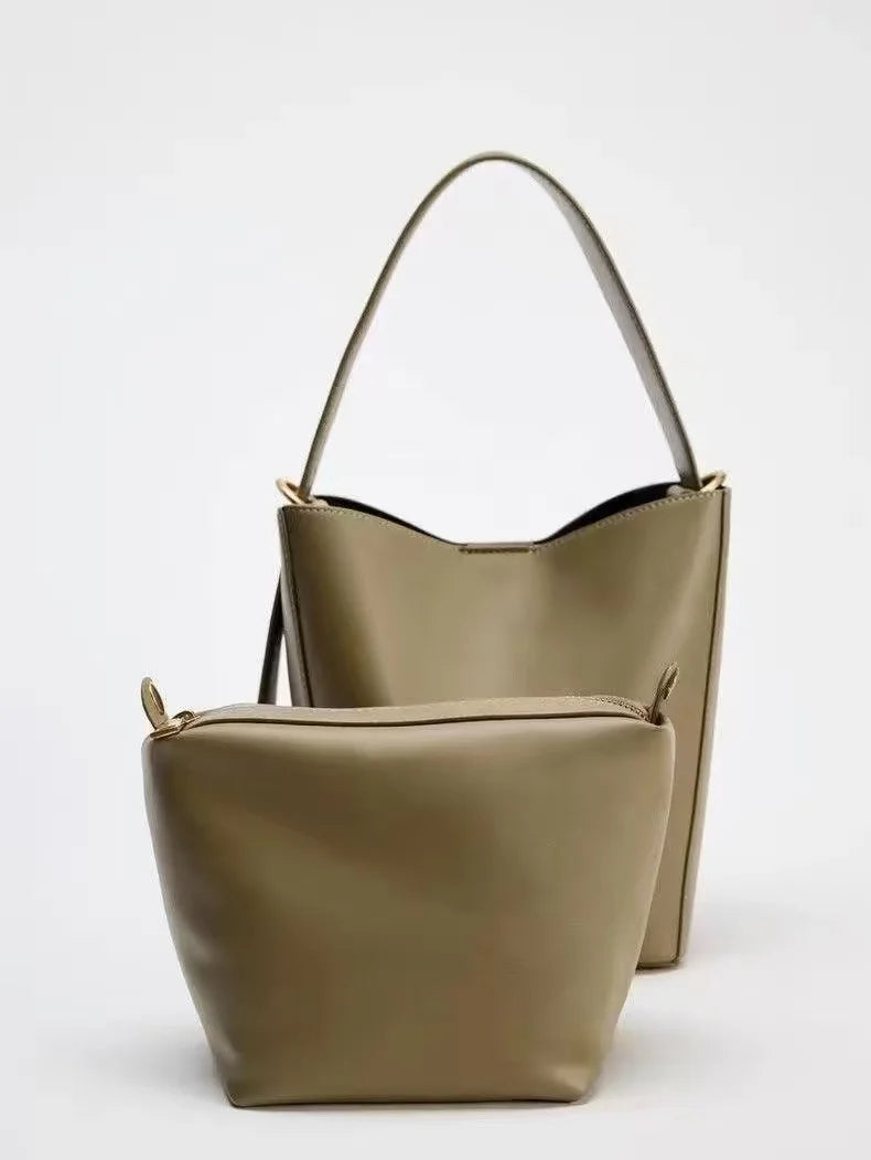 2wayインバッグ付き ミニマルベルトショルダーバッグ 4色【予約商品】