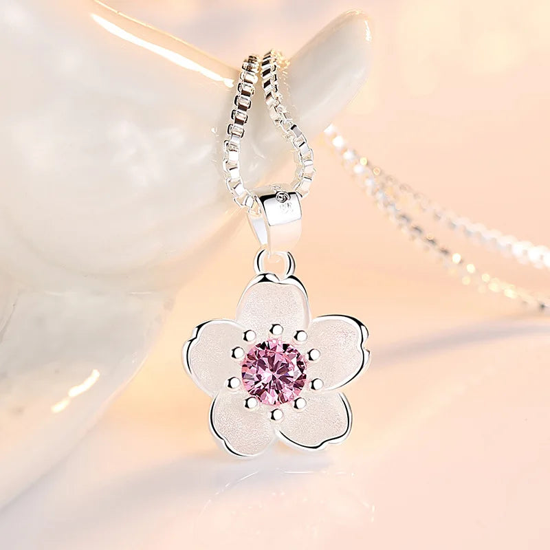Sakura Jewelry Necklace and Earrings Set [Pre-order Item]