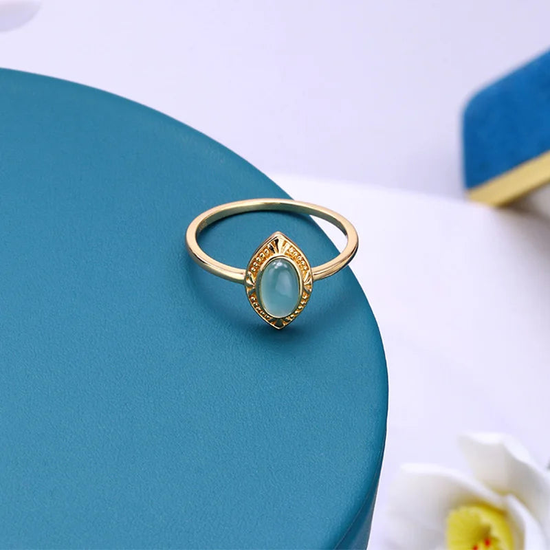 Antique oval stone ring [Pre-order item]
