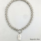 Baroque pearl heavy chain necklace gold/silver [Fast delivery]